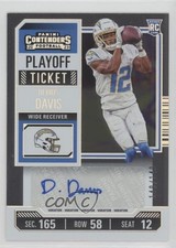 2023 Contenders Rookie Variation Playoff Ticket /149 Derius Davis #147 Auto k0r