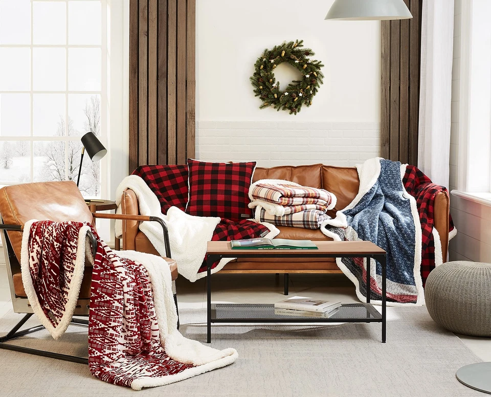 - Одеяло, мягкое двустороннее шерпа и матовое флисовое постельное белье, идеально подходит для отдыха... - Изображение 3 из 4