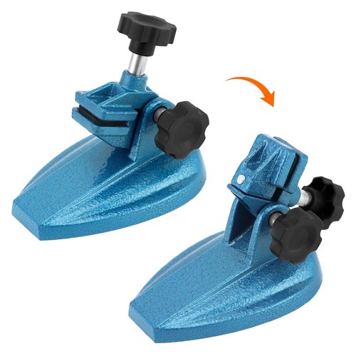 QWORK Micrometer Stand with Double Non-Slip Clamping Pad, 2 Pack 2 pcs  - Picture 3 of 8