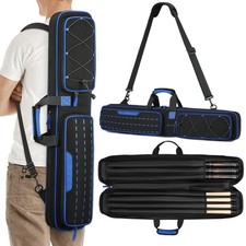 3x4 5x5 Pool Cue Case Soft Padded Billiard Stick Holder Accessories Bag