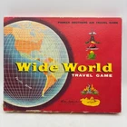 VINTAGE Wide World Travel COMPLETE Parker Brothers 1957 Geography Board Game