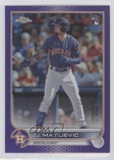 2022 Topps Chrome Update Purple Refractor JJ Matijevic #USC190 1d0j