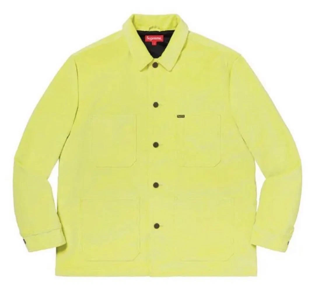 Cappotto Supreme 20Ss in velluto da lavoro