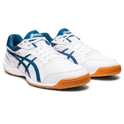 Asics Table Tennis Shoes ATTACK HYPERBEAT 4 White/Mako Blue 1073A056100 2024SS