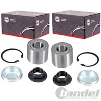 2X A.B.S. Radlager Satz Hinten Beidseitig Passend FüR CitroËN C-ELYSEE C3 C4 DS3