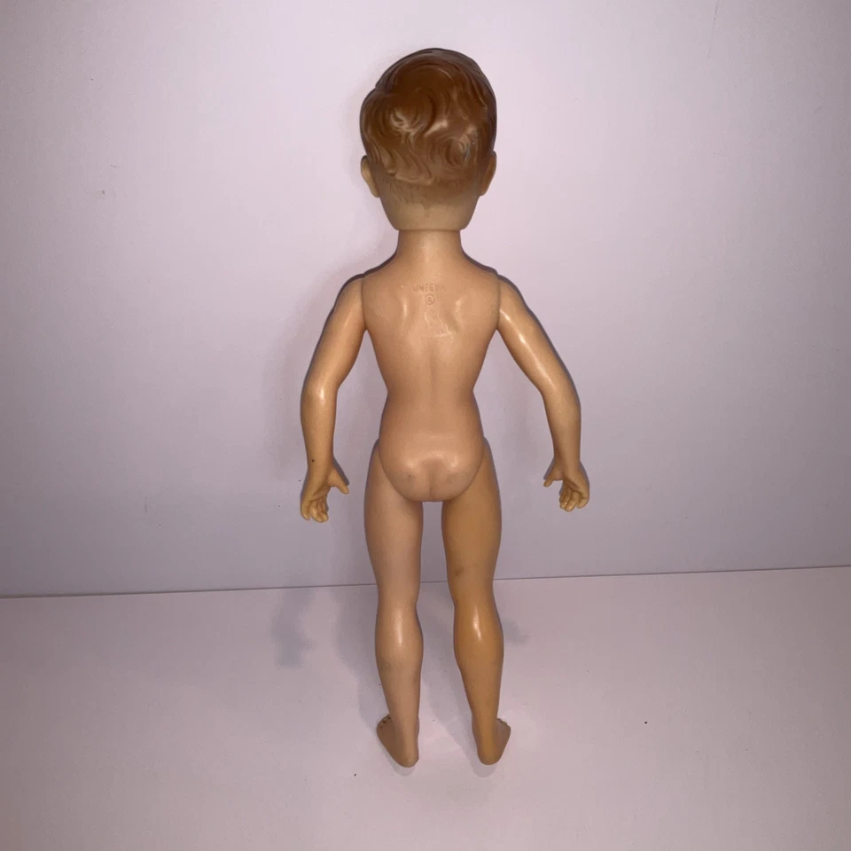 "Muñeca de colección Uneeda Bob Teen Boy 11"" cabello moldeado ojos para dormir bonita rara! Foto 4 de 4