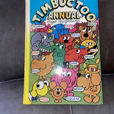 Vintage Timbuctoo Annual 1978 Roger Hargreaves Hardback A1 unclipped 