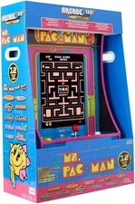 MS MRS PAC MAN 1UP ARCADE GAME ARCADE1UP PARTYCADE PACMAN DIG DUG GALAGA BOX DMG