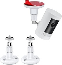 2Pack No Drilling Wall Mount for Ring Stick up Cam Battery/Plug-In 3Rd Gen/Stick