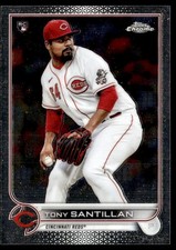 2022 Topps Chrome Tony Santillan Rookie Cincinnati Reds #193