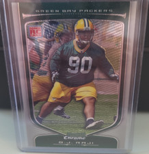 Topps 2009 Bowman Chrome B.J. Raji Rookie #145 Serial Numbered /99 Packers