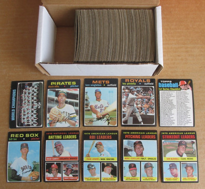 1971 TOPPS BASEBALL LOT OF 323 DIFFERENT CARDS VG CONDITION HOF STARS ROOKIES