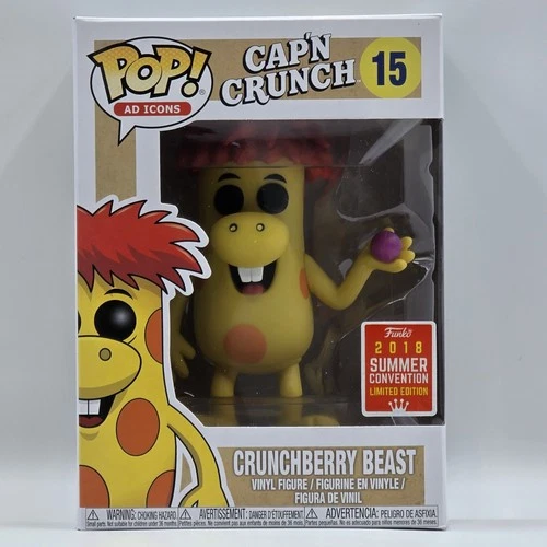 Funko Pop! Ad Icons Cap'n Crunch Crunchberry Beast # 15 2018 Summer Exclusive LE