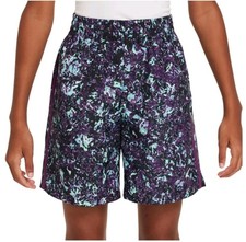 Nike Dri-Fit Shorts Youth Kids Boys Purple/Black/Blue Size XL