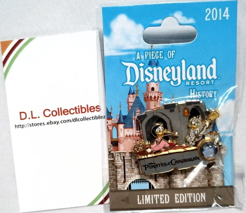Disney Donald DLR Piece Of Disneyland History LE Pirates Of The Caribbean PIN