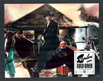 RIVALEN AM GOLD RIVER Galgenbaum AUSHANGFOTO #16 WA German L C Gary Cooper ´60er