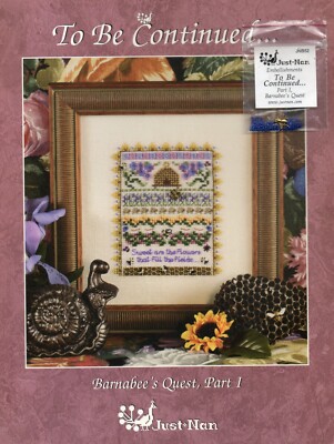 JUST NAN ''BARNABEE'S QUEST - PART I'' CROSS STITCH CHART/EMBELLISH (JN085) 2001