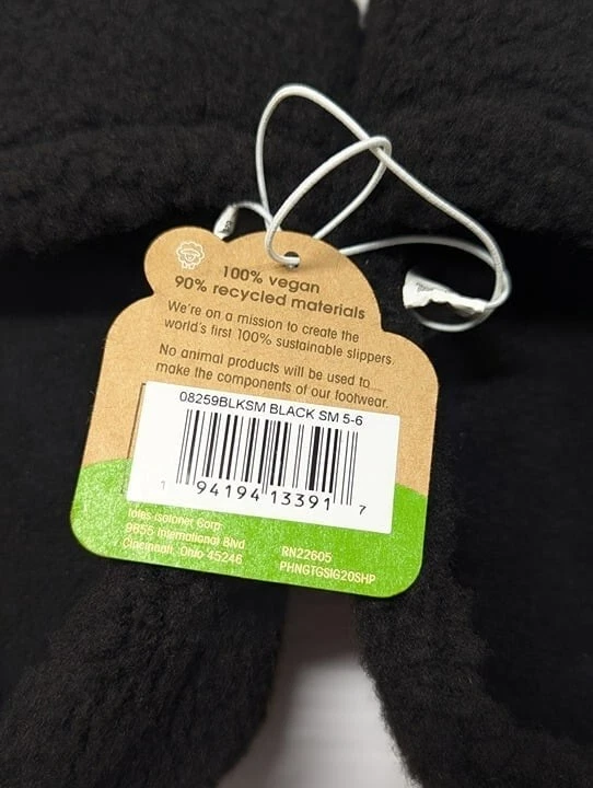 Zapatillas de mocasín Isotoner Signature para mujer negras talla S 5-6 (precio de venta sugerido por el fabricante 34 USD) Foto 4 de 4