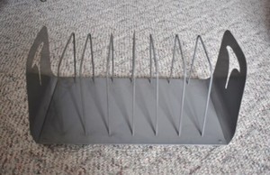 Vintage CATA-RACK Industrial Metal File for Catalogs/Books (GRAY) Made in USA