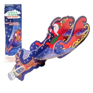 SANTA SLEIGH FLYING GLIDER TOY GIRLS BOYS SECRET XMAS CHRISTMAS