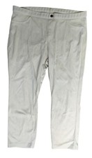 Simply Vera Vera Wang Womens Stretch Pants Beige Size L
