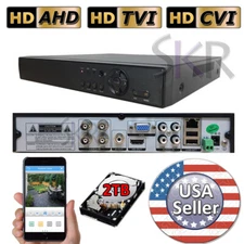 Sikker 4 CH CHANNEL HD 720P Analog 960H DVR Video Camera Recorder 1080P HDMI 2TB