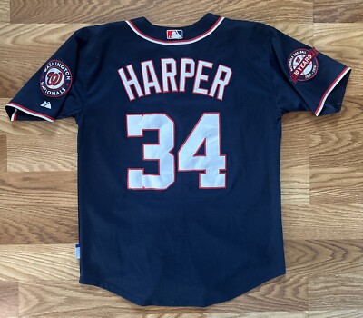 Authentic Majestic MLB Washington Nationals Bryce Harper Baseball