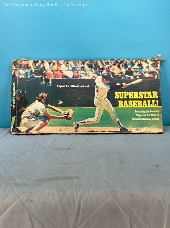 Sports Illustrated Superstar Baseball Board Game 1974 Edition As Is