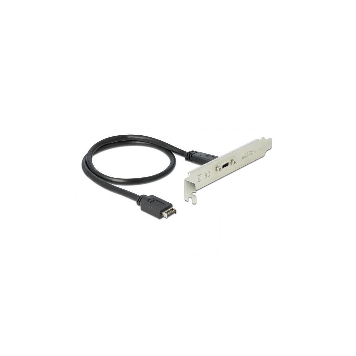 DeLock USB-C Zu Micro-B Kabel, 0,5 M, Schwarz – Superschnell Mit USB 3.1 Gen 2