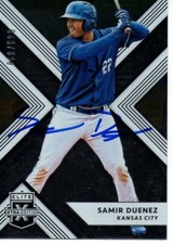 Samir Duenez Kansas City Royals 2018 Panini Elite Autographed Signed Card