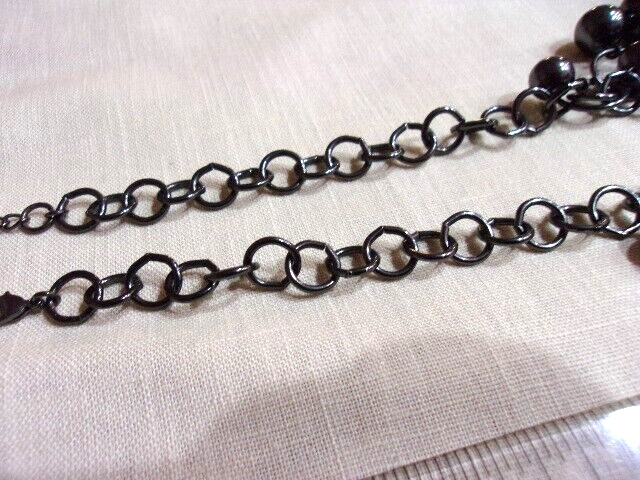 Multi Row Round Beaded Bubble Statement Necklace-… - image 6