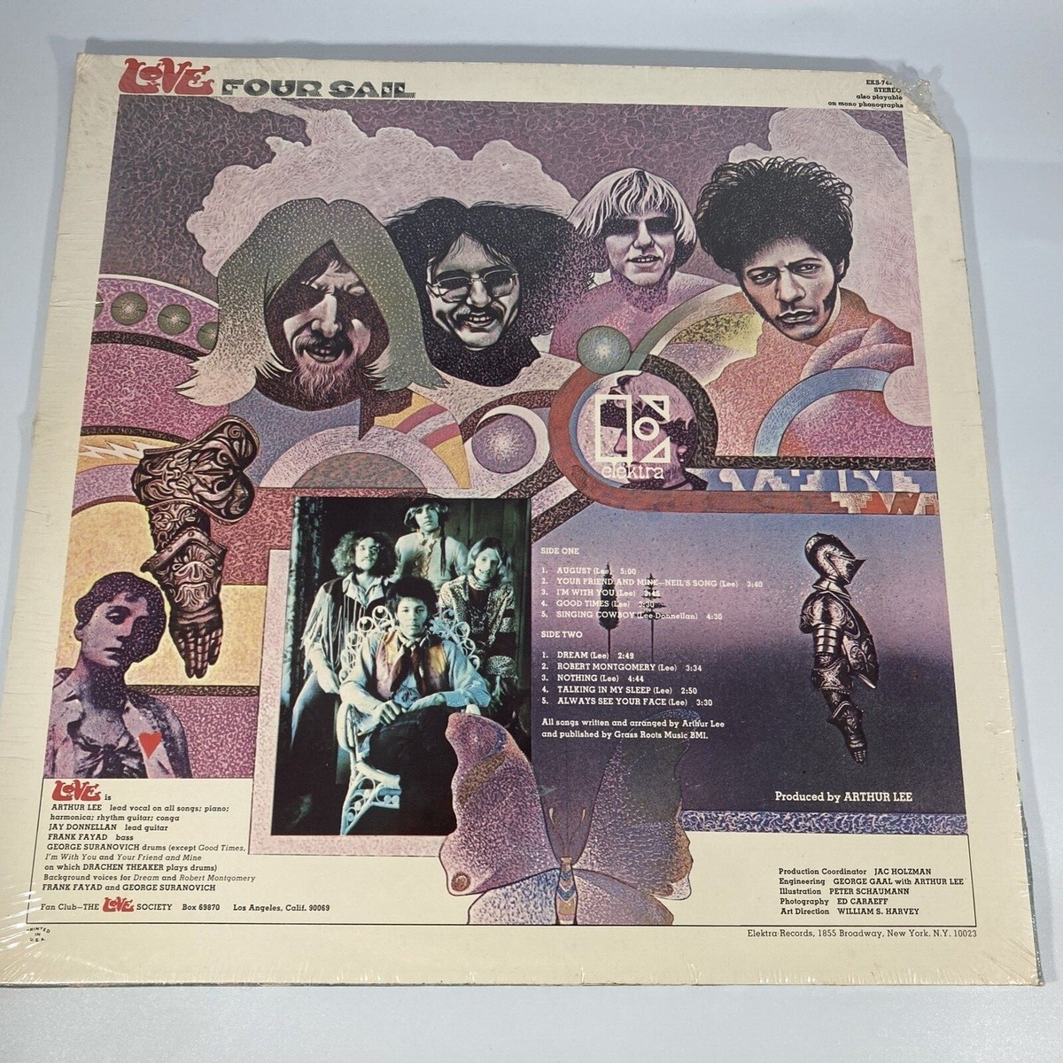 Love, Four Sail, Elektra Records EKS 74049, 1969, Psych Rock Love, Four Sail, Elektra Records EKS 74049, 1969, Psych Rock