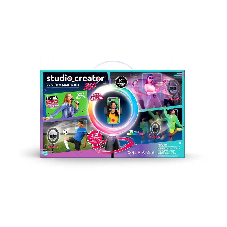 Canal Toys Studio Creator 360 Video Maker Kit, Green Screen and Tripod