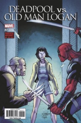 Deadpool vs Old Man Logan #2 VARIANT BY MARVEL COMICS 2017 1$ COMIC SALE + BONUS