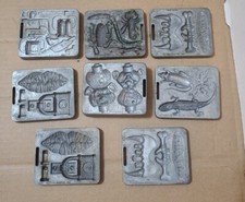 Lot of 8 Original 1964-66 Mattel Creepy Crawlers Thingmaker Molds NICE