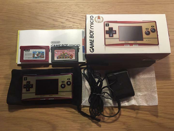 Nintendo Game Boy Micro Famicom Color Box Super Mario from jAPAN