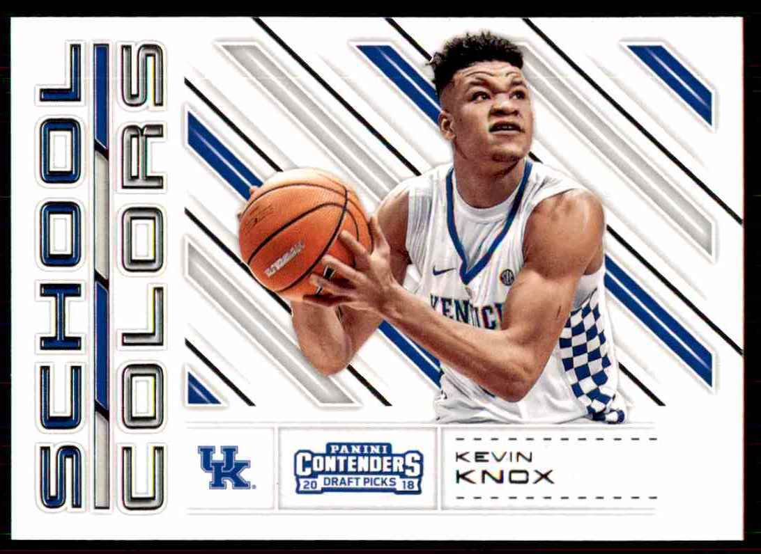 2018-19 Panini Contenders School Colors Kevin Knox Kentucky Colonels #11