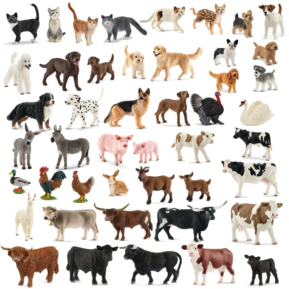 Schleich Farm World/verschiedene Tiere, Rassen und Größen/Bauernhof