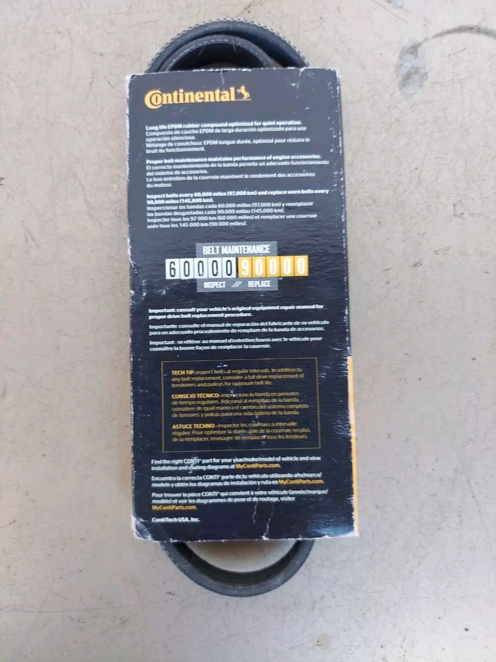 Cinturón Serpentine Continental 4040355S para Chevy Express Van SaVana Yukon Suburban Foto 2 de 4