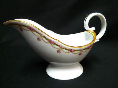 Sauciere Chastagner & Cie Limoges Louis XV Rosengirlande Goldrand