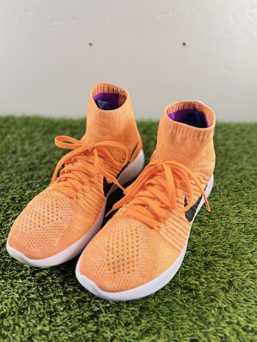 Nike Lunarepic Flyknit 818677-801 Women's US 10.5 Running Shoes Orange Sneakers - Picture 2 of 8