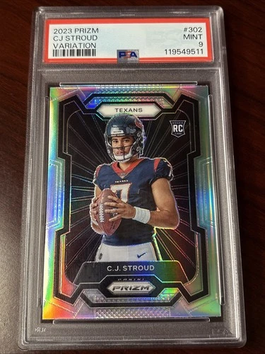 CJ Stroud Rookie Silver “Variation” PSA Mint 9 2023 🤌🤌🤌