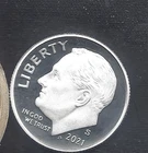 2021 S Silver Proof Roosevelt Dime - .999 Silver