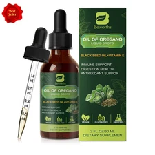 Oil of Oregano - Pure Wild Mediterranean Minimum 84% Carvacrol - Steam Distilled