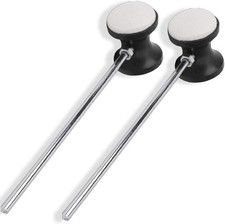 2Pcs Double Sided Bass Drum Pedal Beater with Felt Head, Kick Drum...