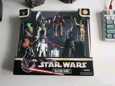 Disney World Star Wars Collectible Figures 8 Pack Park Exclusive Yoda Darth...