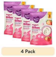 4 pack Parent s Choice Strawberry Stage 3 Toddler Yogurt Bites Snack, 1 oz