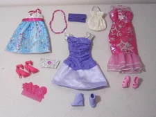 Lot of Barbie or Fashion Doll Clothes Mix and Match with Accessories!