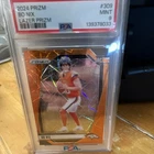 2024 Panini Prizm - Rookies Bo Nix #309 Lazer Prizm (RC) PSA 9 Broncos