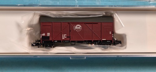 Brawa N 67223 Güterwagen Gmhs 35 Expressgut der DB Ep.IV /TOP+OVP | Condition: Gebraucht